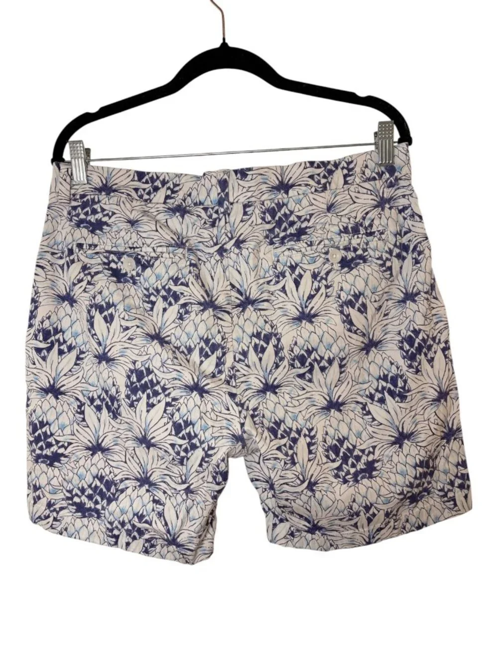 Vineyard Vines Blue Pineapple Print Breaker Shorts 7